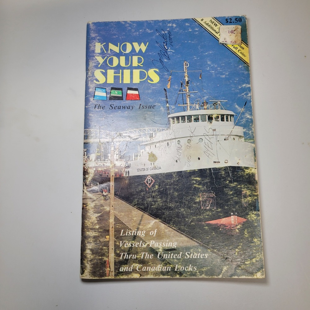 Know Your Ships 1977 Seaway Issue Thomas Manse Great Lakes Vessel Guide